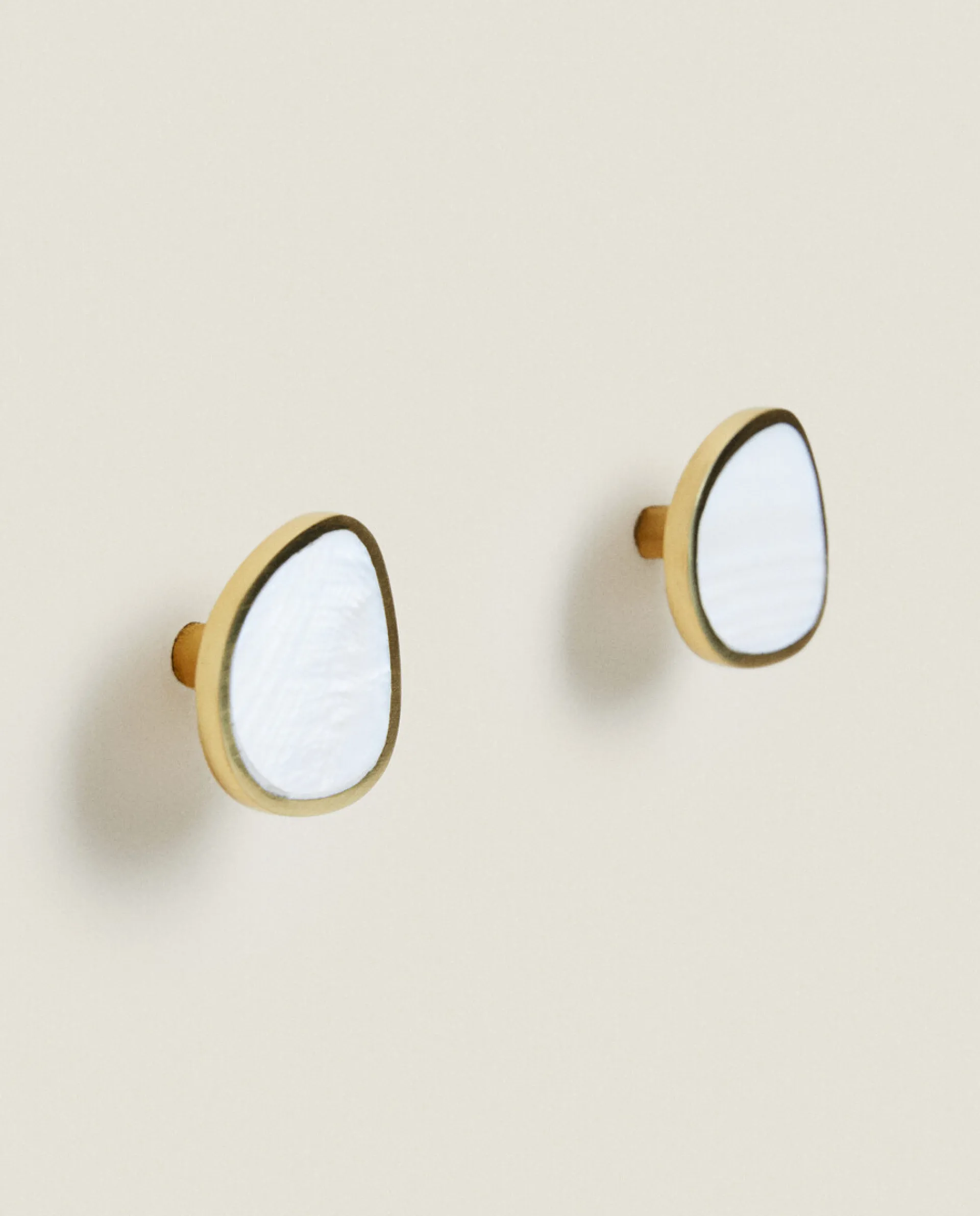 Door Knobs*ZARA Home Mother-Of-Pearl Effect Door Knob (Pack Of 2) White