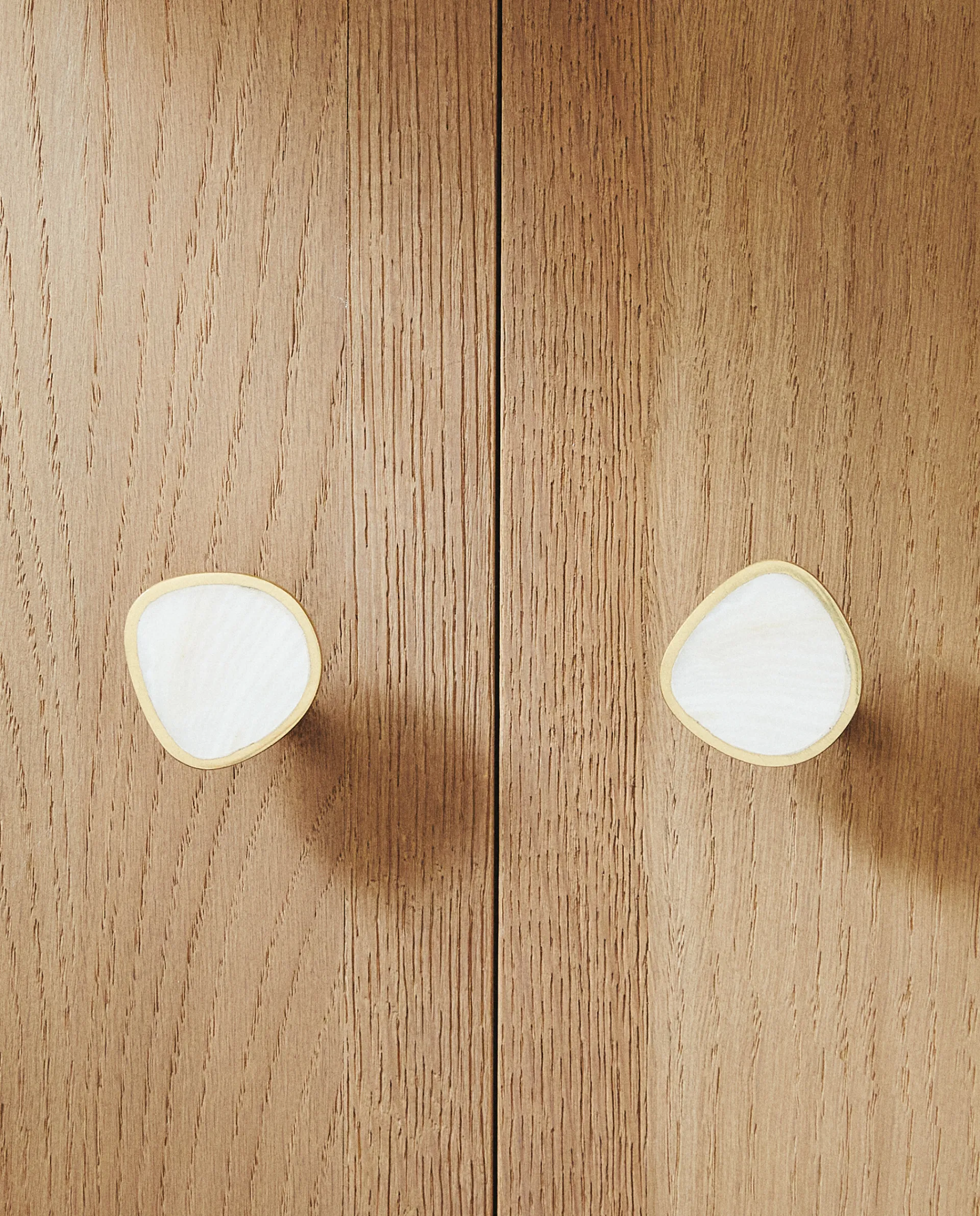 Door Knobs*ZARA Home Mother-Of-Pearl Effect Door Knob (Pack Of 2) White