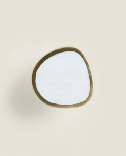 Door Knobs*ZARA Home Mother-Of-Pearl Effect Door Knob (Pack Of 2) White