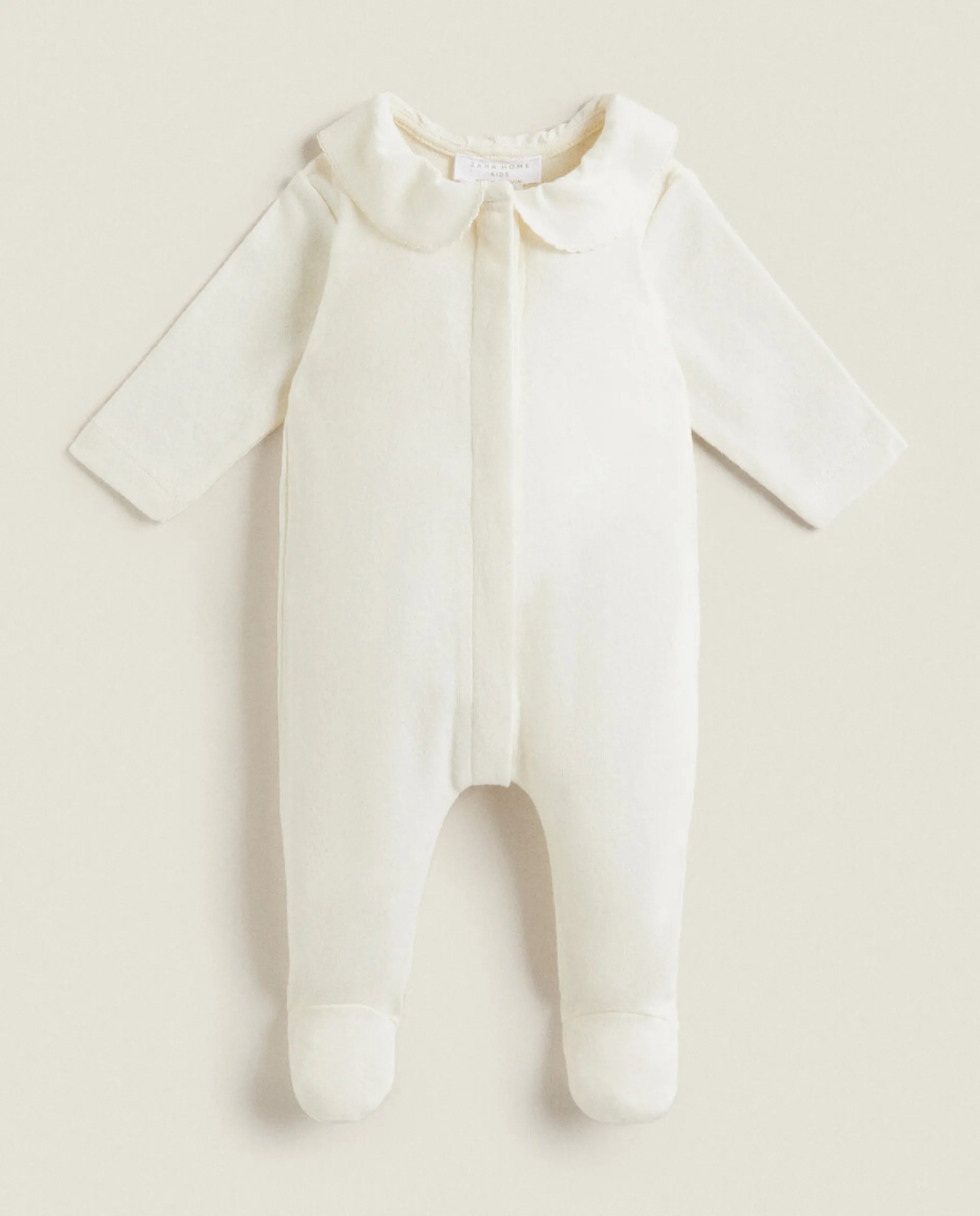 Clothing And Footwear*ZARA Home Newborn Set With Trim Cream