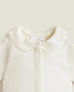 Clothing And Footwear*ZARA Home Newborn Set With Trim Cream