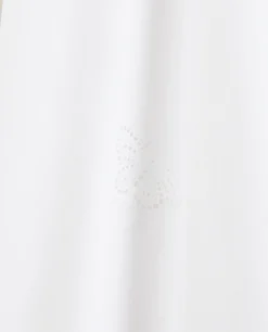 Nightdresses*ZARA Home Nightgown With Embroidered Butterflies White