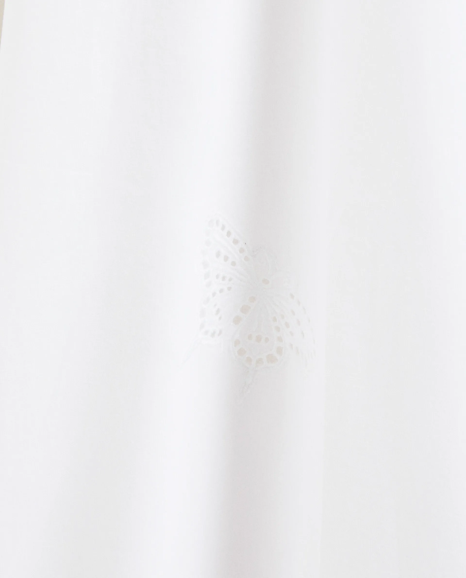 Nightdresses*ZARA Home Nightgown With Embroidered Butterflies White