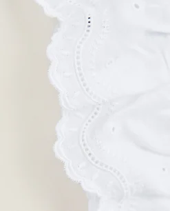 Nightdresses*ZARA Home Nightgown With Ruffles White