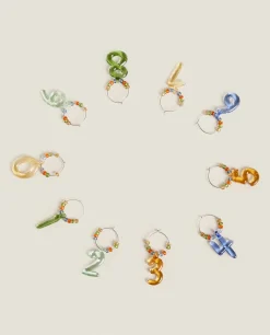 Borosilicate Glass*ZARA Home Number Glass Markers Green