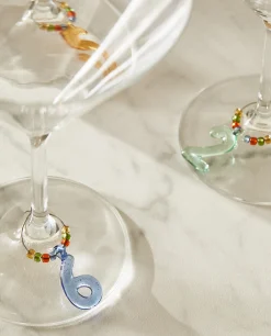 Borosilicate Glass*ZARA Home Number Glass Markers Green