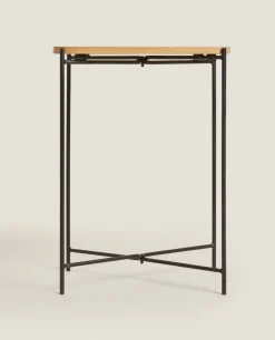 Bedside/Occasional Tables*ZARA Home Oak Side Table Black