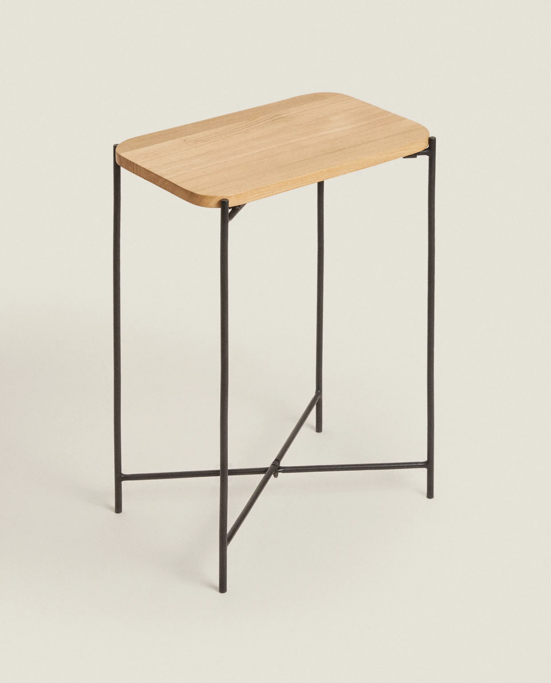 Bedside/Occasional Tables*ZARA Home Oak Side Table Black