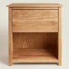 Bedside/Occasional Tables*ZARA Home Oak Wood Bedside Table Natural Colour