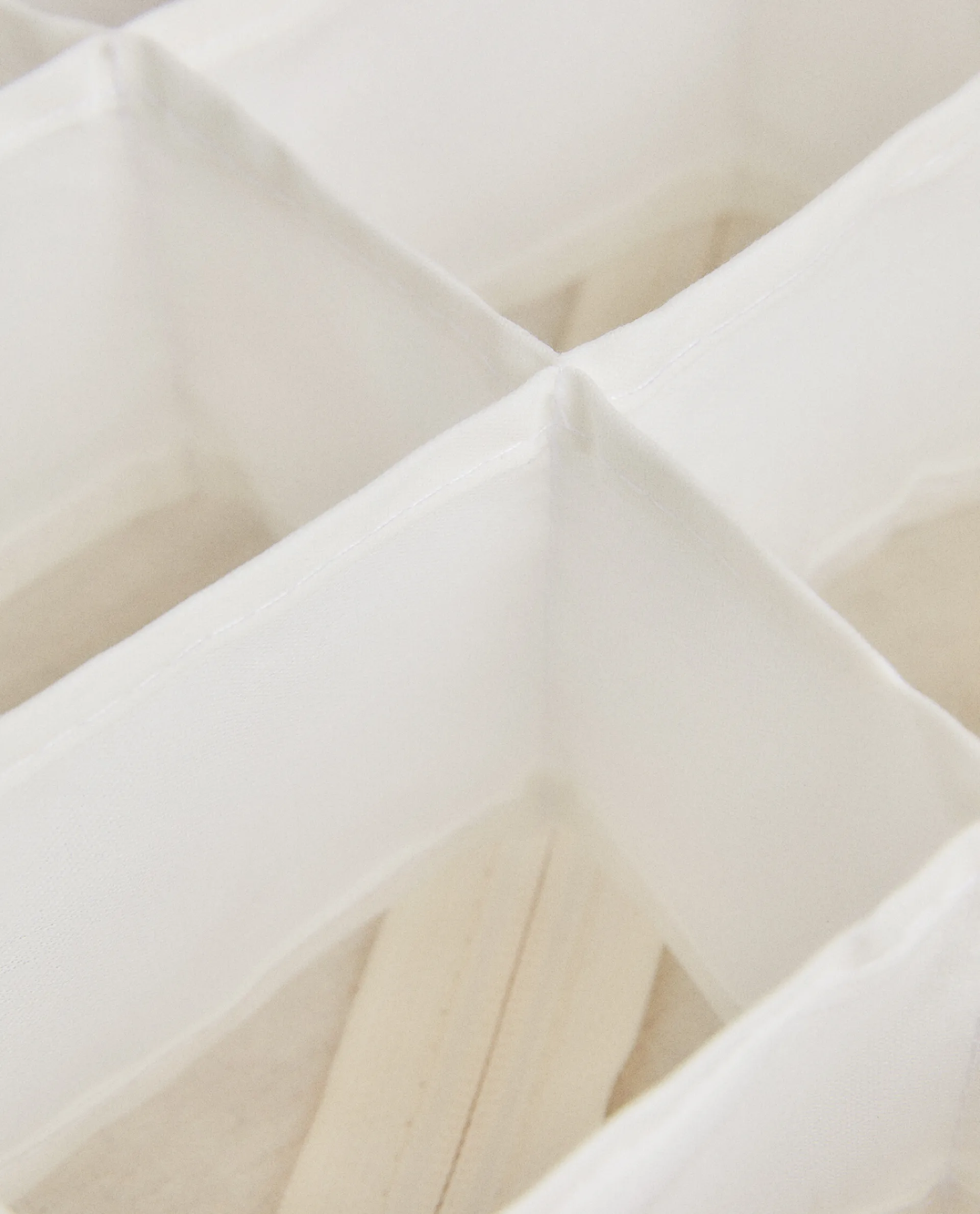 Storage*ZARA Home Organizer Basket With Compartments Cream