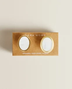 Door Knobs*ZARA Home Oval Mother-Of-Pearl Door Knob (Pack Of 2) Natural Colour