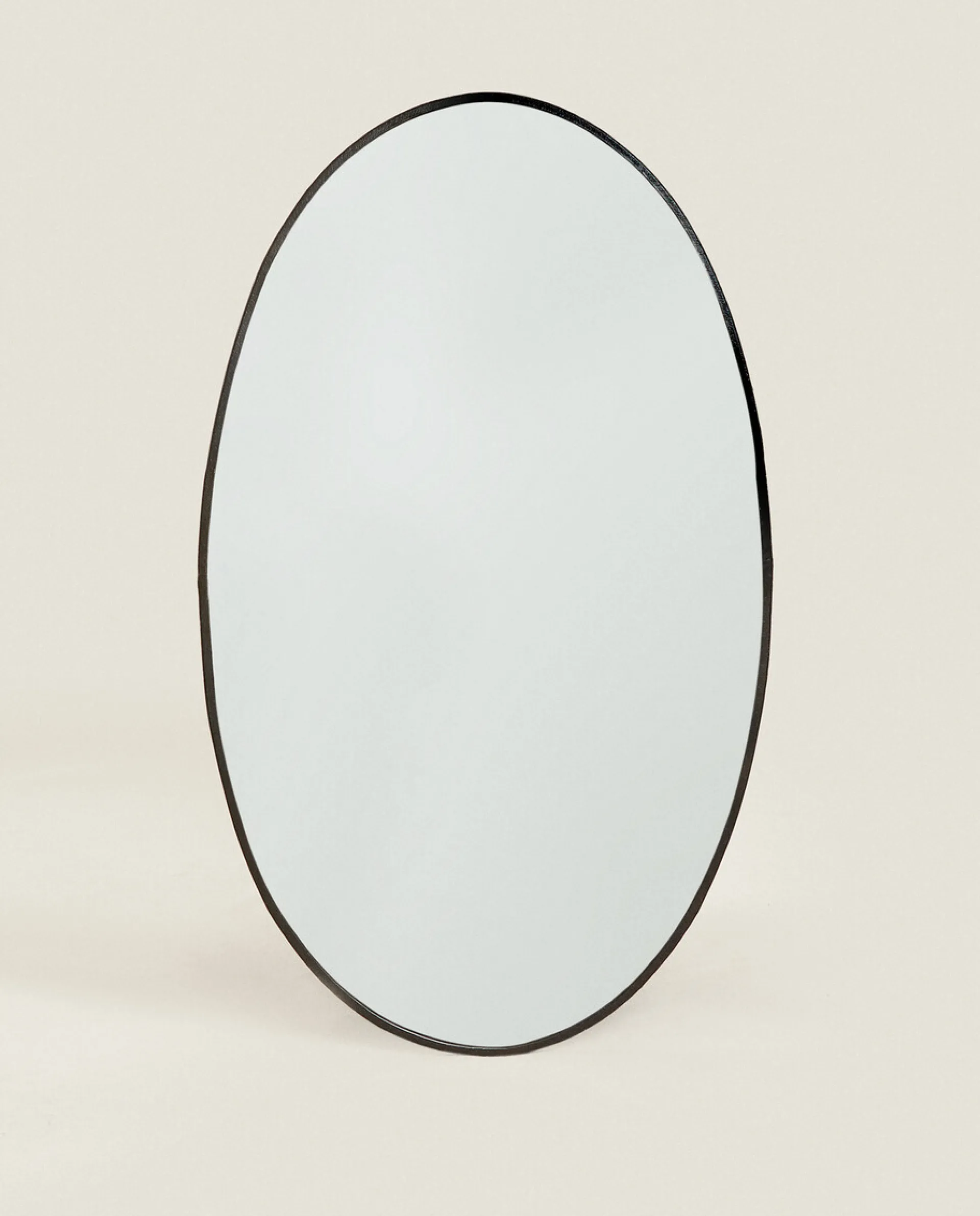 Mirrors*ZARA Home Oval Wall Mirror Black