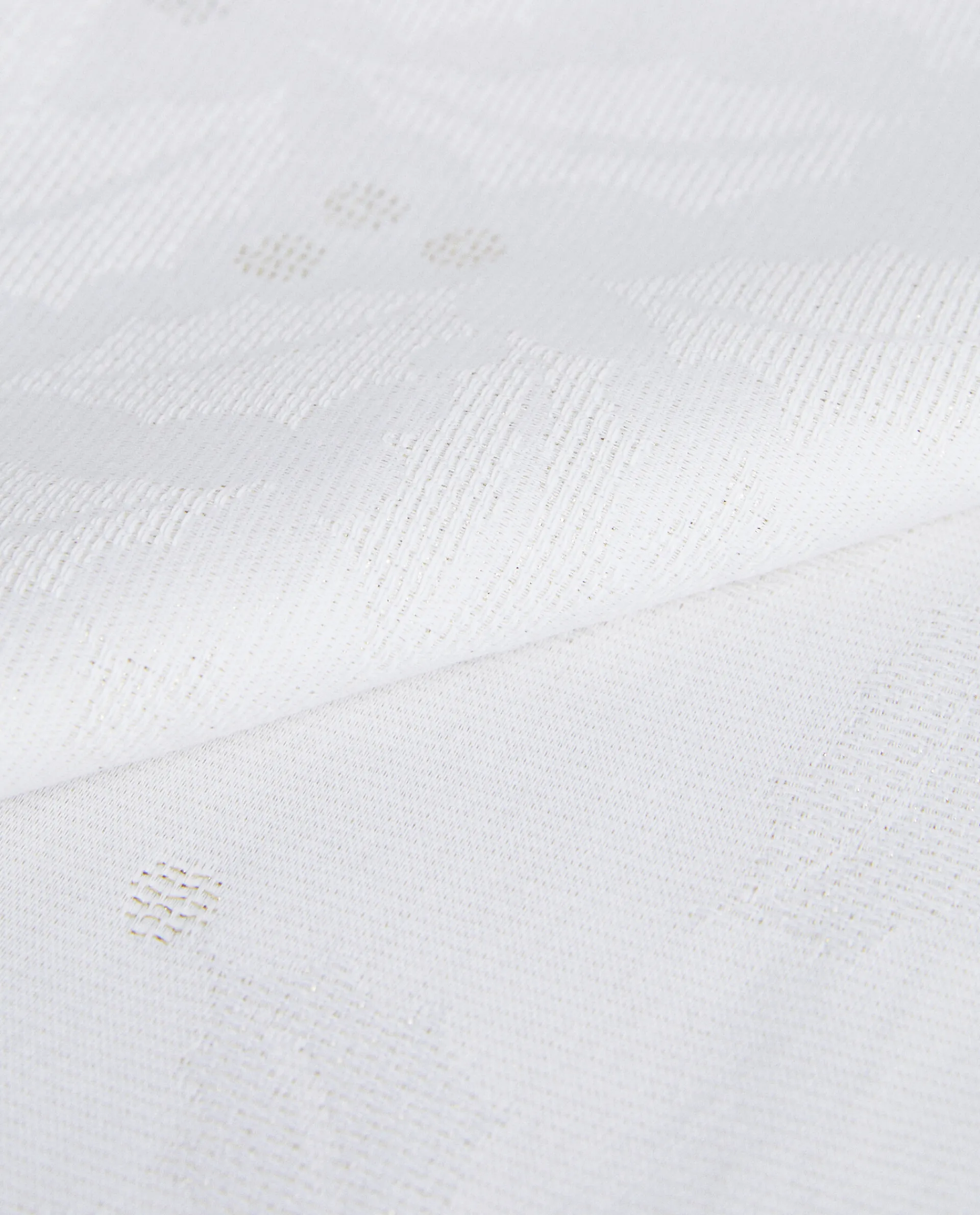 Dining*ZARA Home Pack Of Christmas Glittery Floral Jacquard Napkins Golden