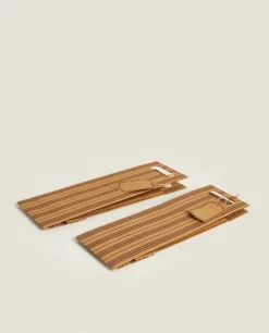 Wine & Cheese Collection*ZARA Home Pack Of Wine Gift Bags Brown