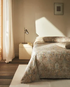 Duvet Covers*ZARA Home Paisley-Print Duvet Cover Grey/Blue