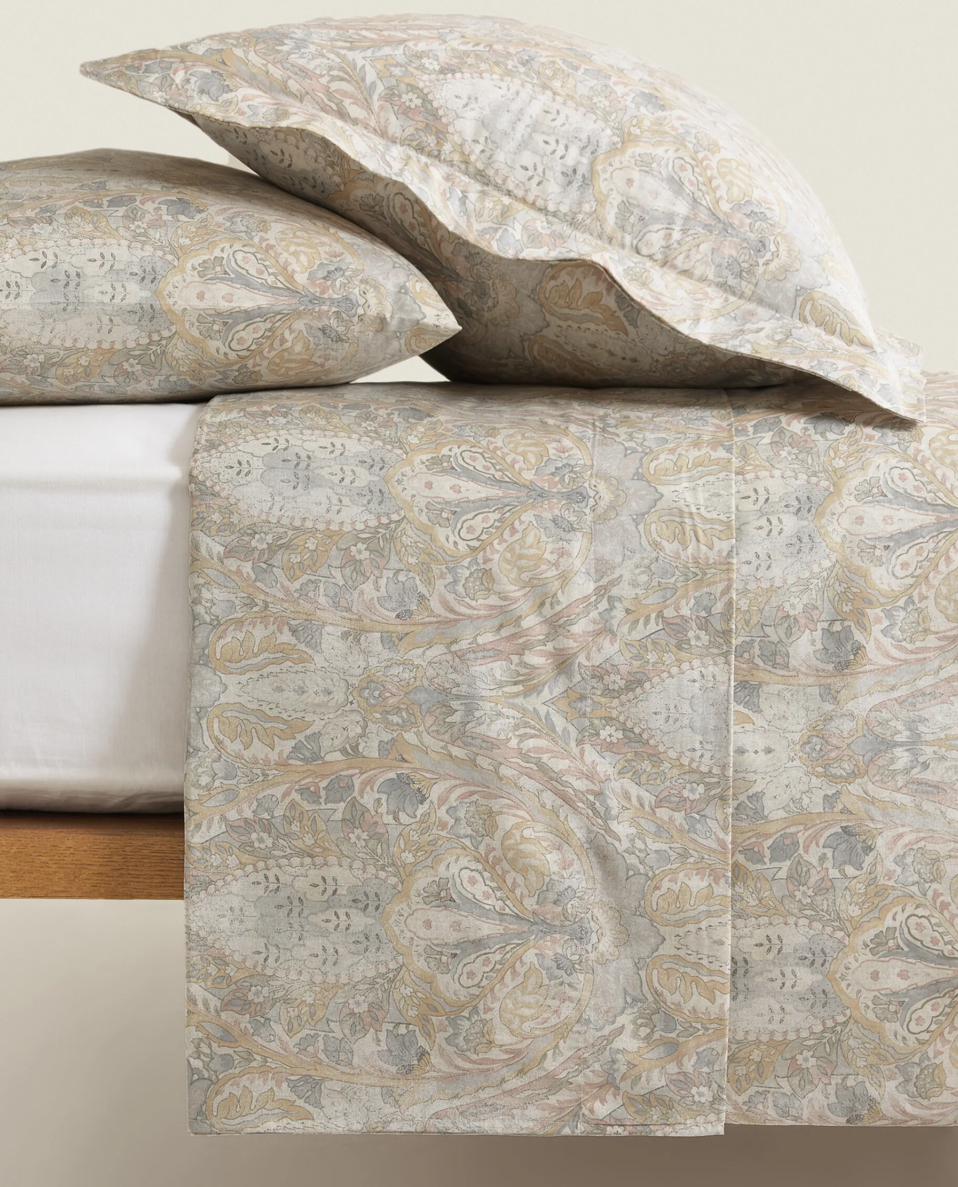 Duvet Covers*ZARA Home Paisley-Print Duvet Cover Grey/Blue