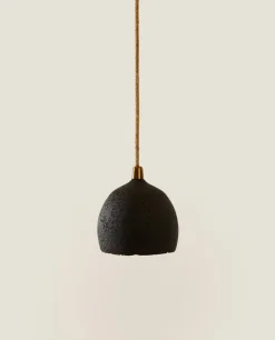 Lamps & Lighting*ZARA Home Papier-Mache Ceiling Lamp Black