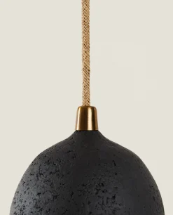 Lamps & Lighting*ZARA Home Papier-Mache Ceiling Lamp Black