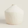 Vases*ZARA Home Papier-Mache Vase White