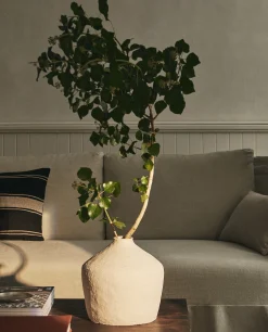 Vases*ZARA Home Papier-Mache Vase White