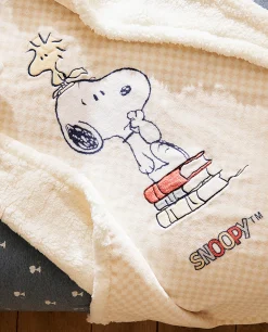 Blankets*ZARA Home Peanuts™ Faux Shearling Blanket Multicolored