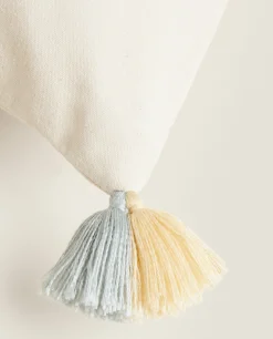 Throw Pillows*ZARA Home Peanuts™ Throw Pillow Cover With Tassels Multicolored