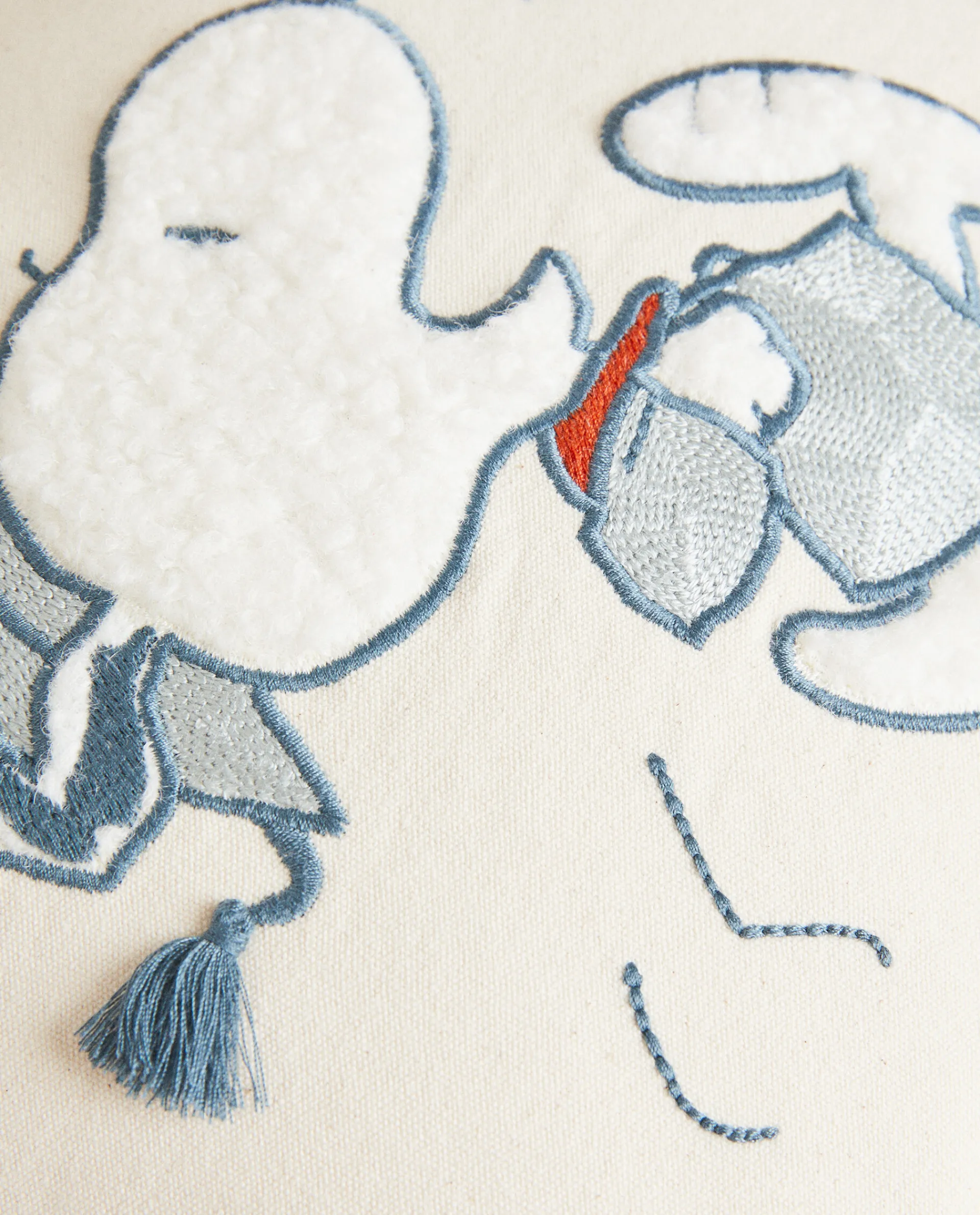 Throw Pillows*ZARA Home Peanuts™ Throw Pillow Cover With Tassels Multicolored