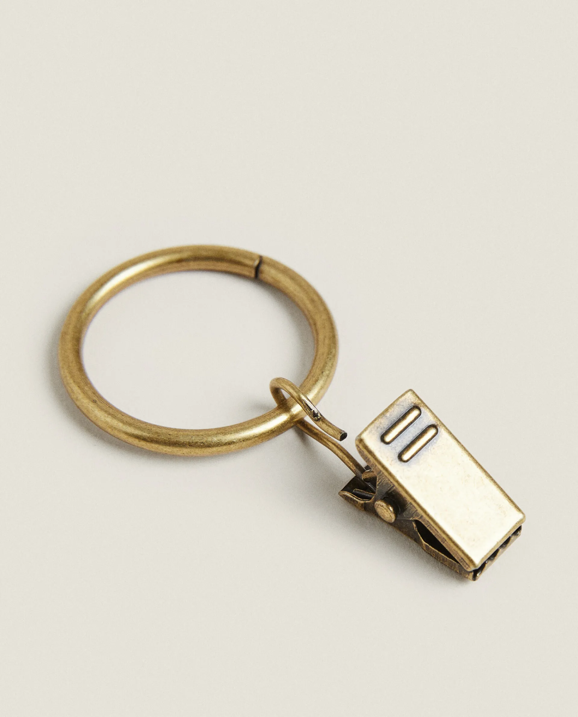 Curtains*ZARA Home Peg Curtain Rings (Pack Of 20) Golden