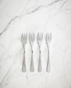 Cutlery*ZARA Home 4-Piece Brunch Fork Box Steel Grey