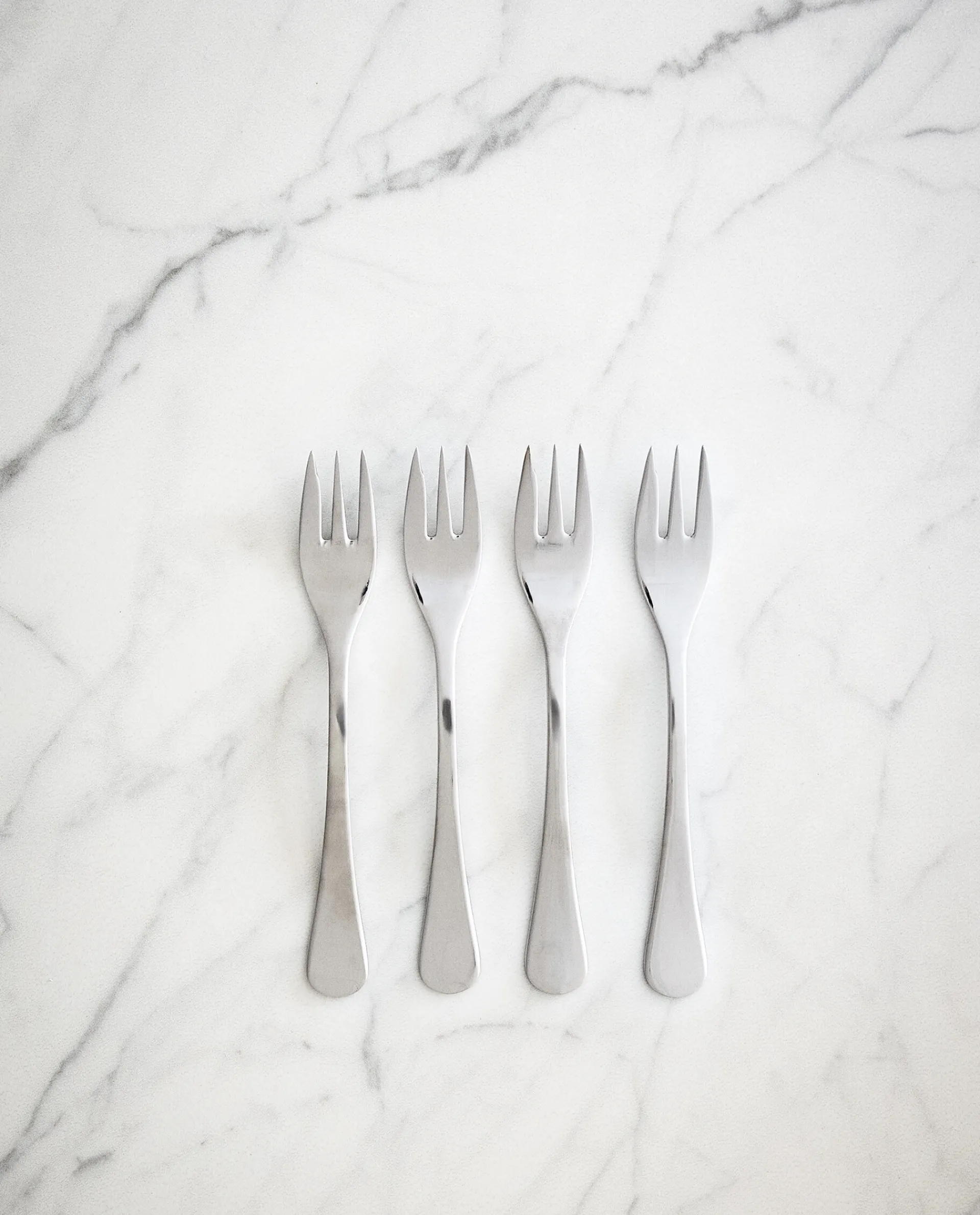 Cutlery*ZARA Home 4-Piece Brunch Fork Box Steel Grey