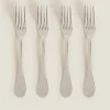 Cutlery*ZARA Home 4-Piece Classic Fork Box Steel Grey