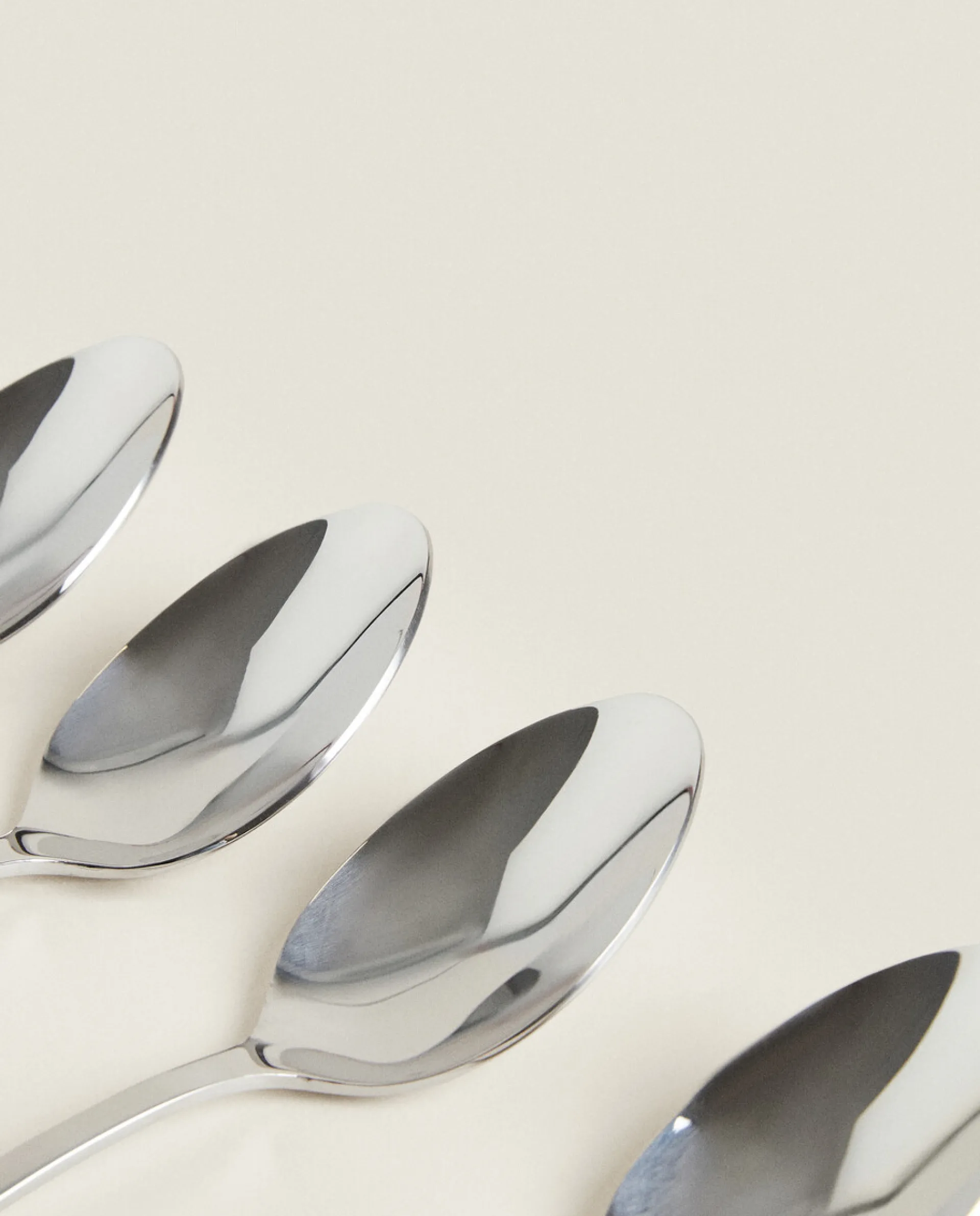 Cutlery*ZARA Home 4-Piece Classic Spoon Box Steel Grey