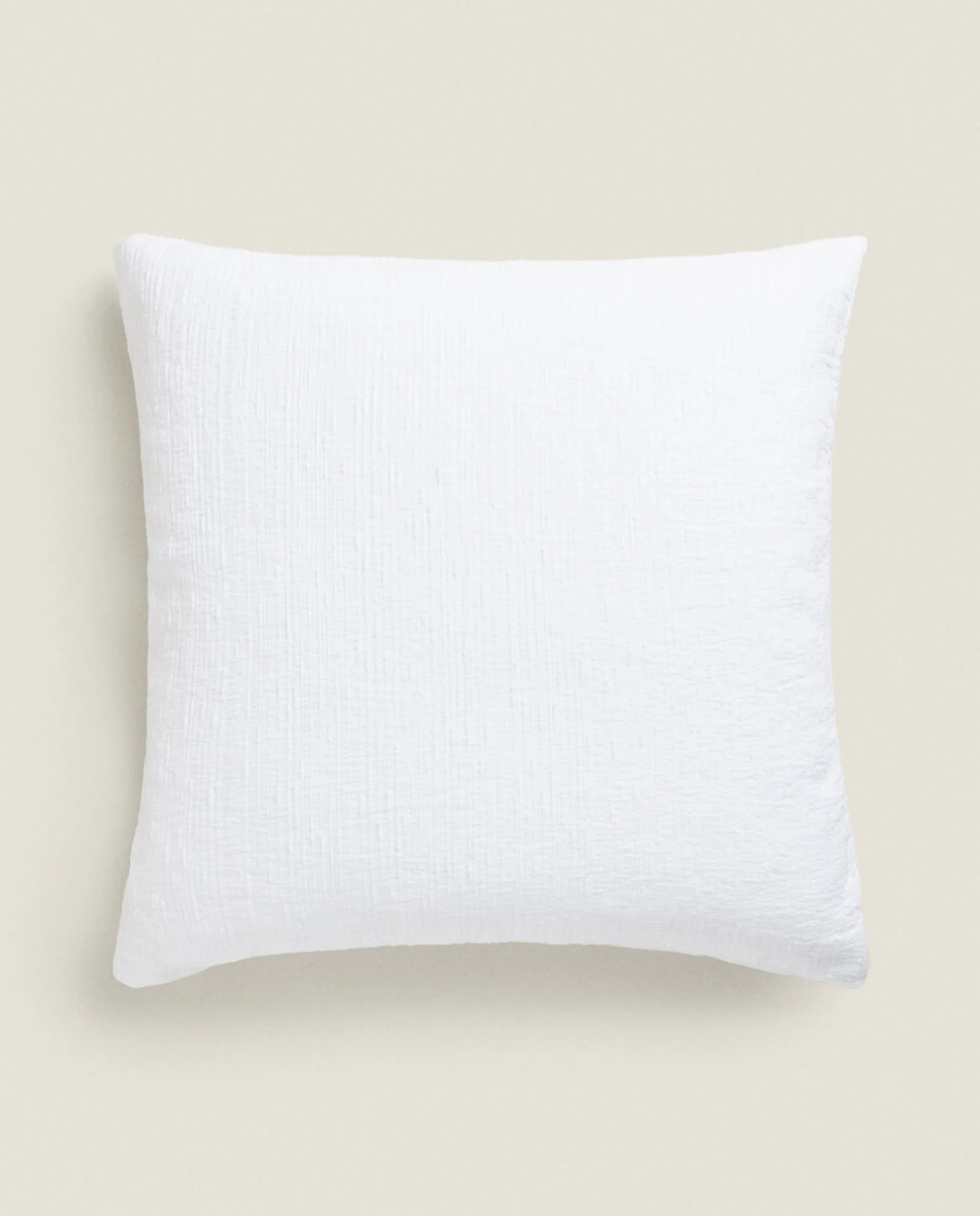 Pillowcases*ZARA Home Pillowcase With Bedspread Quilt Effect White