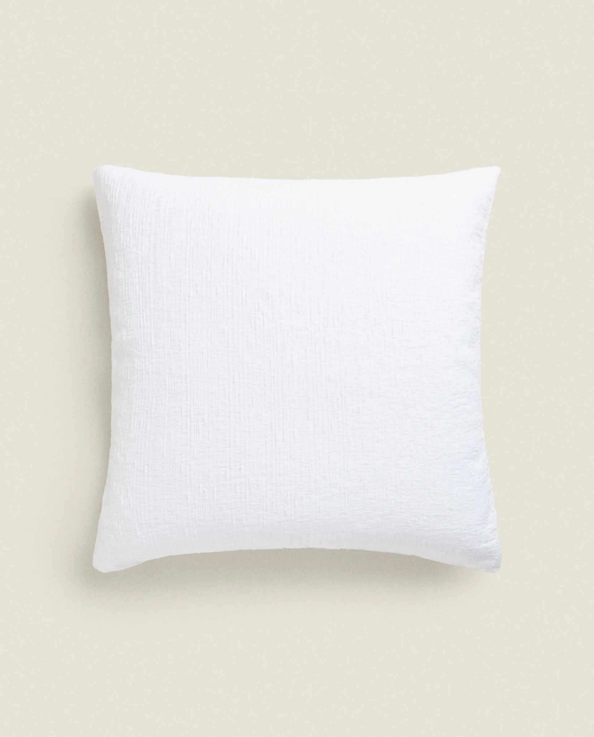 Pillowcases*ZARA Home Pillowcase With Bedspread Quilt Effect White