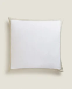Pillowcases*ZARA Home Pillowcase With Border White