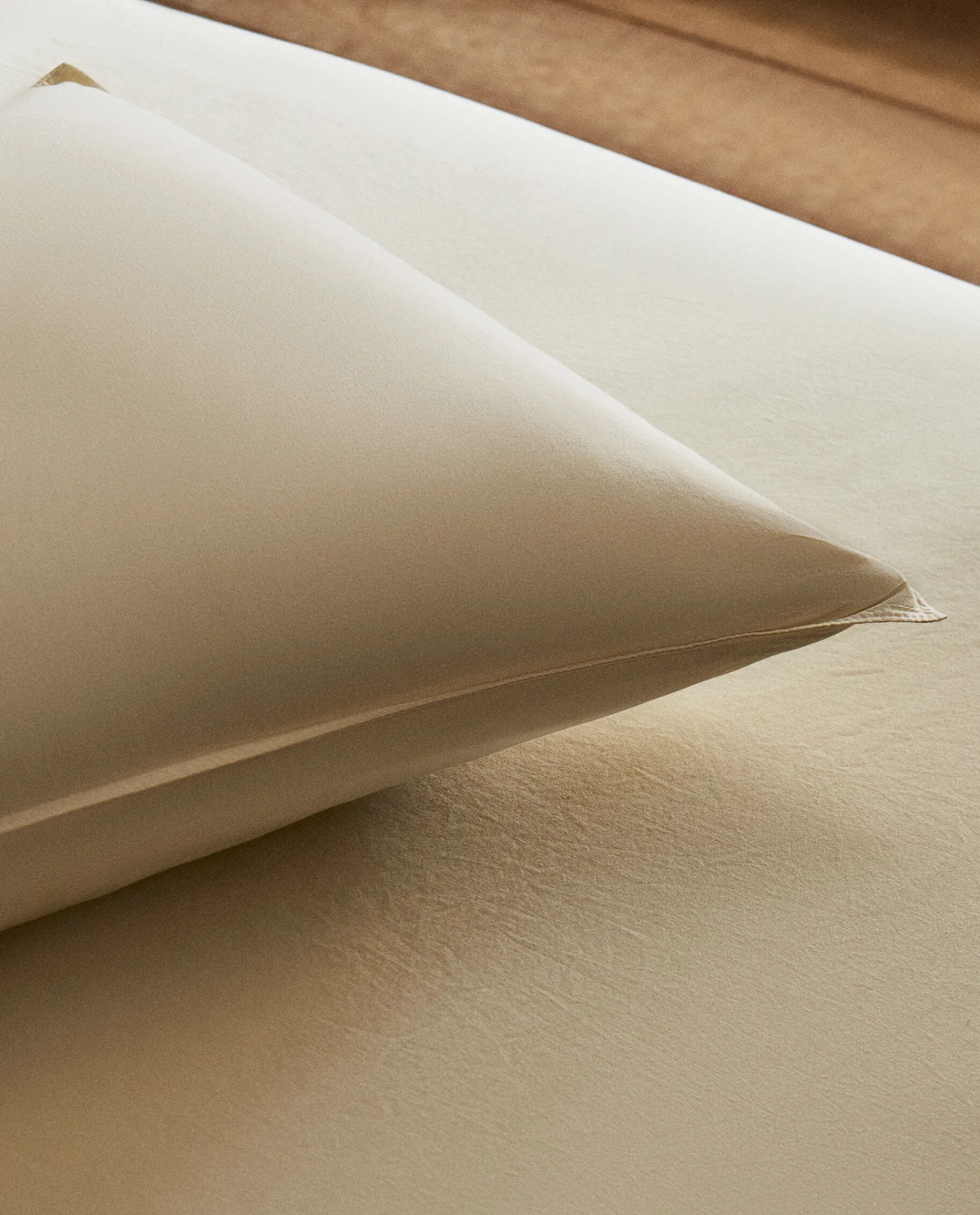 Pillowcases*ZARA Home Pillowcase With Double Topstitching Butter Yellow