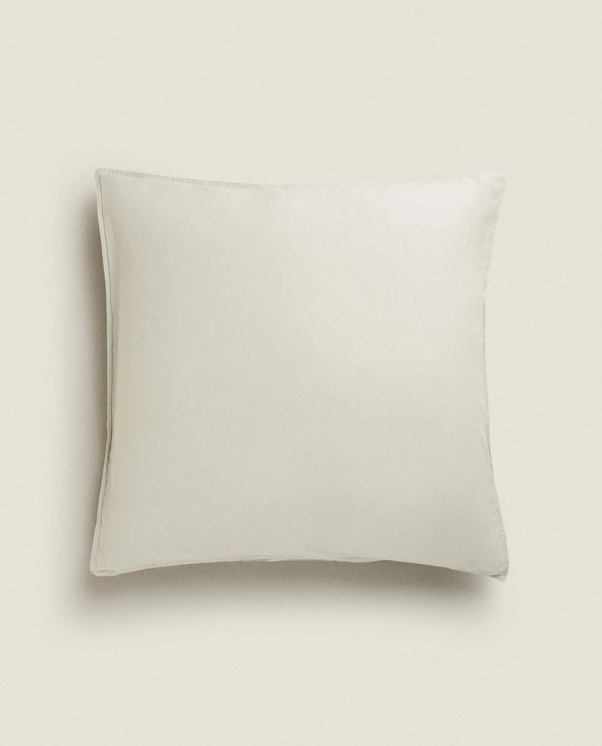 Pillowcases*ZARA Home Pillowcase With Double Topstitching Butter Yellow