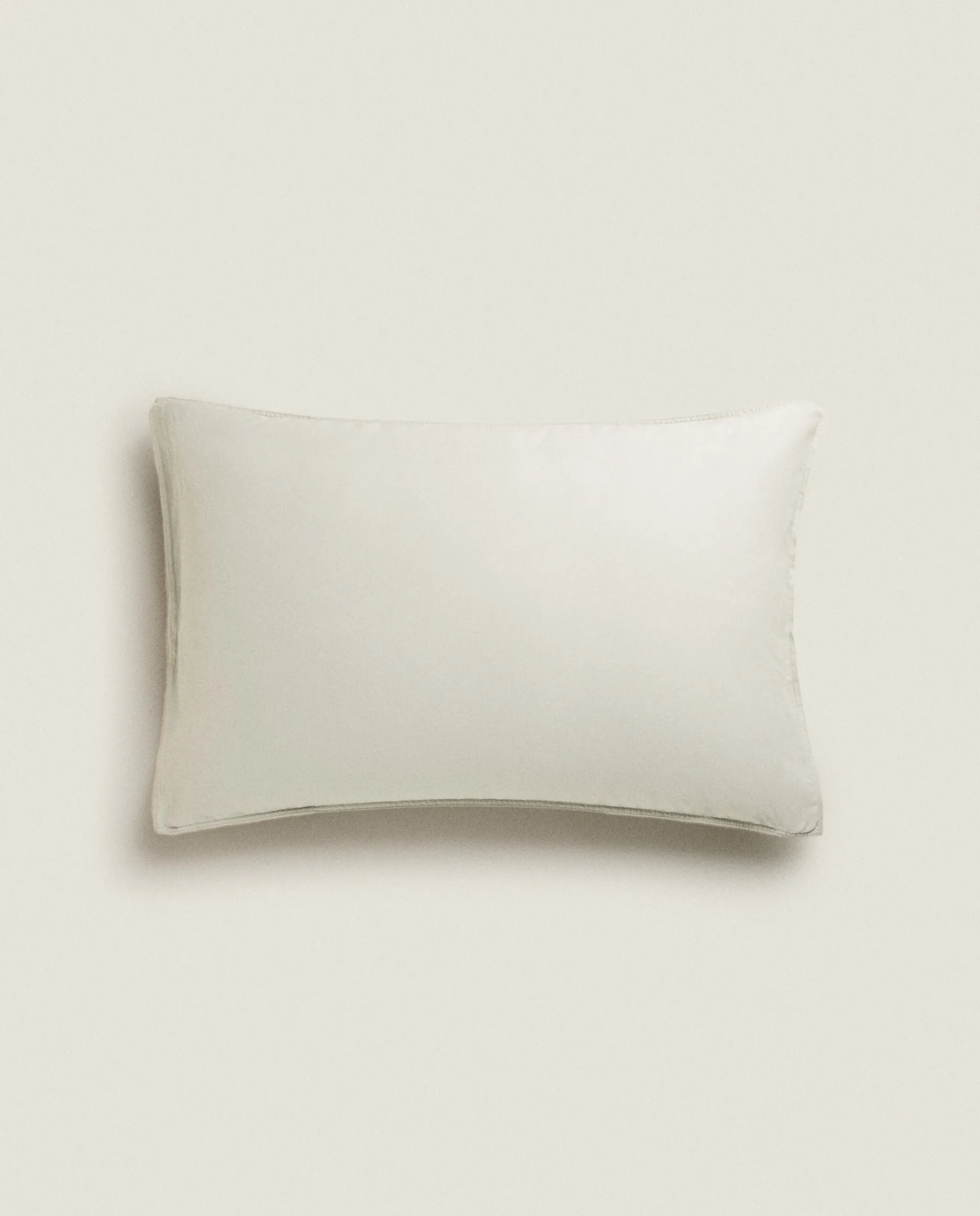 Pillowcases*ZARA Home Pillowcase With Double Topstitching Butter Yellow
