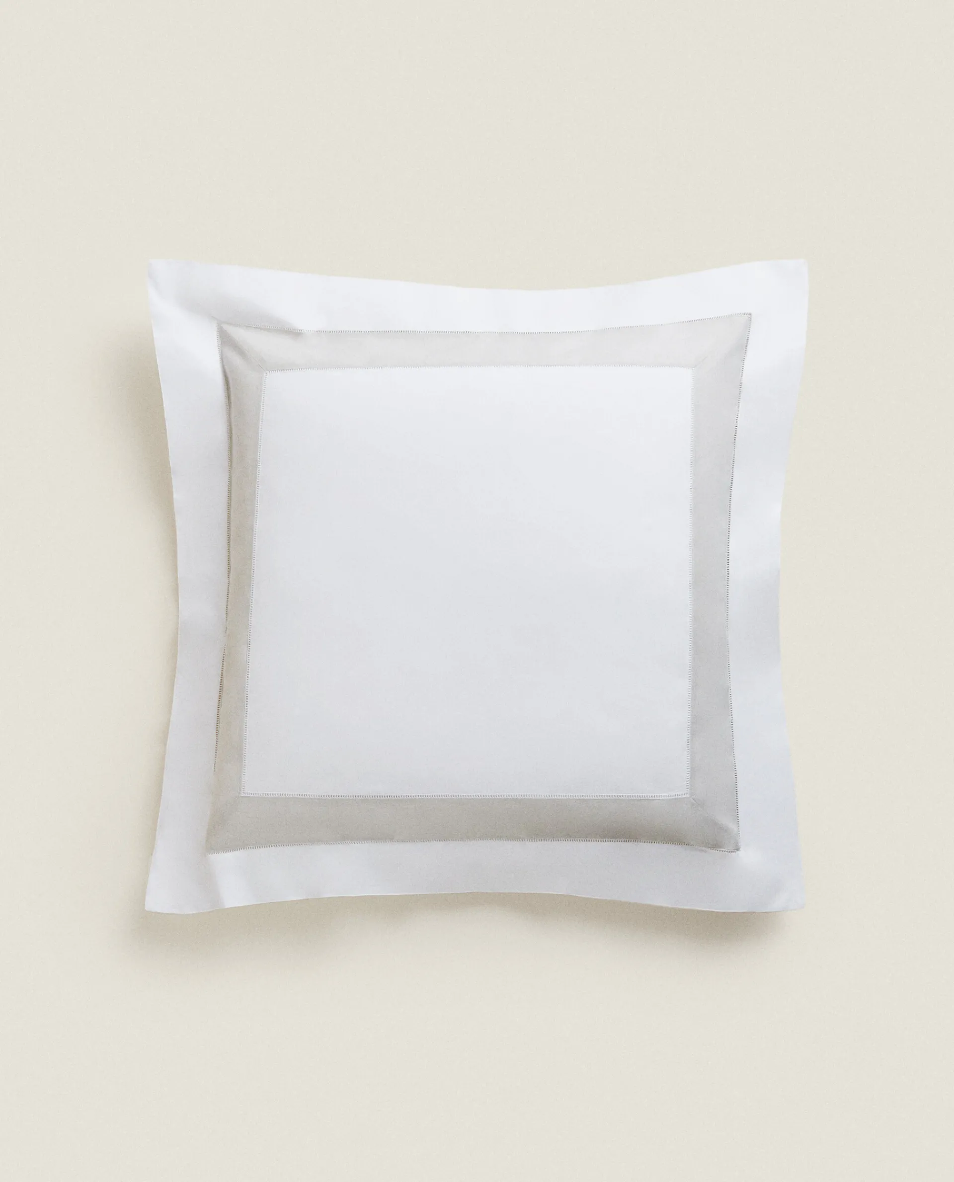 Pillowcases*ZARA Home Pillowcase With Linen Border White