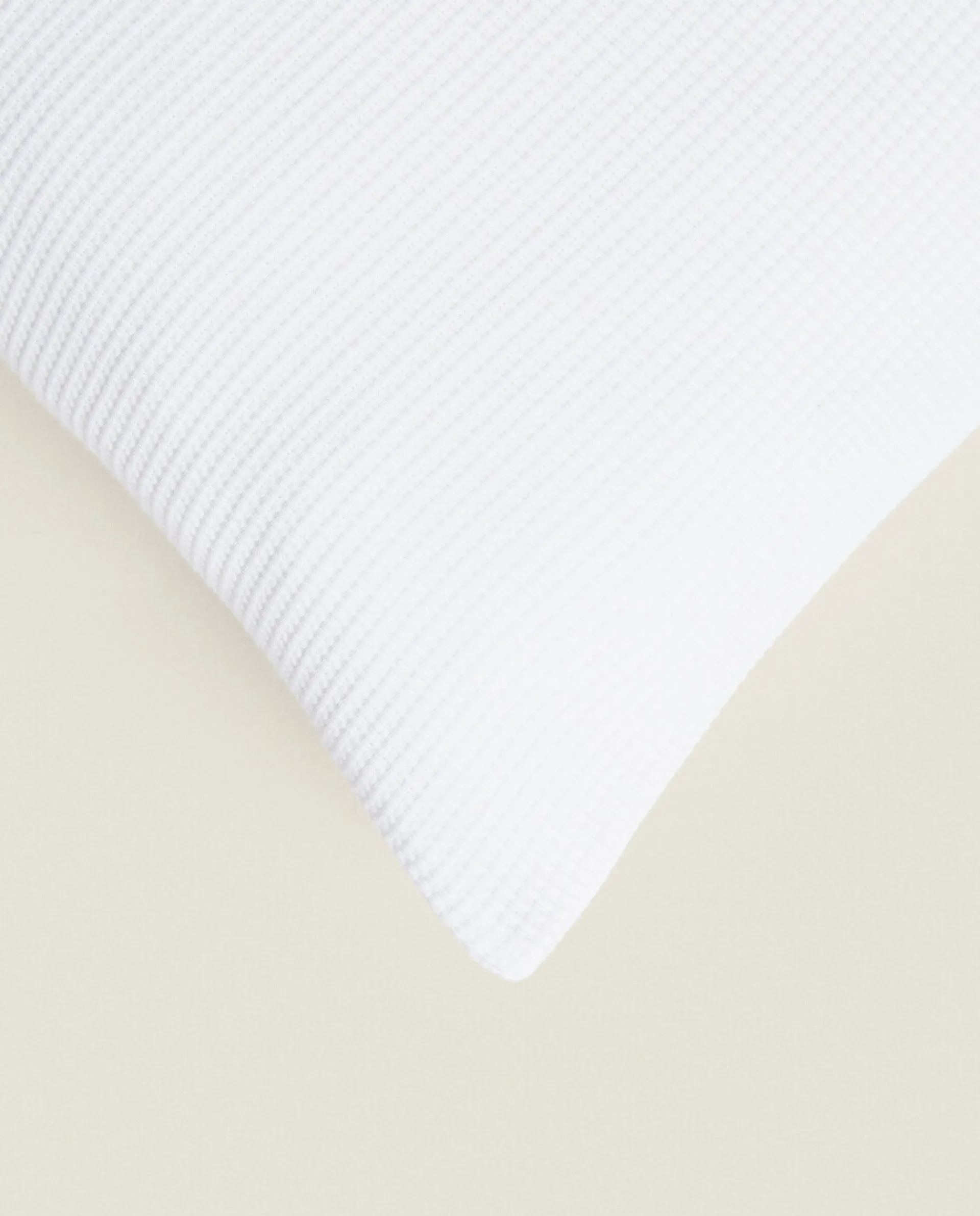Bedspreads*ZARA Home Pique Throw Pillow White
