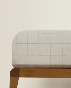 Fitted Sheets*ZARA Home Plaid Flannel Fitted Sheet Sand