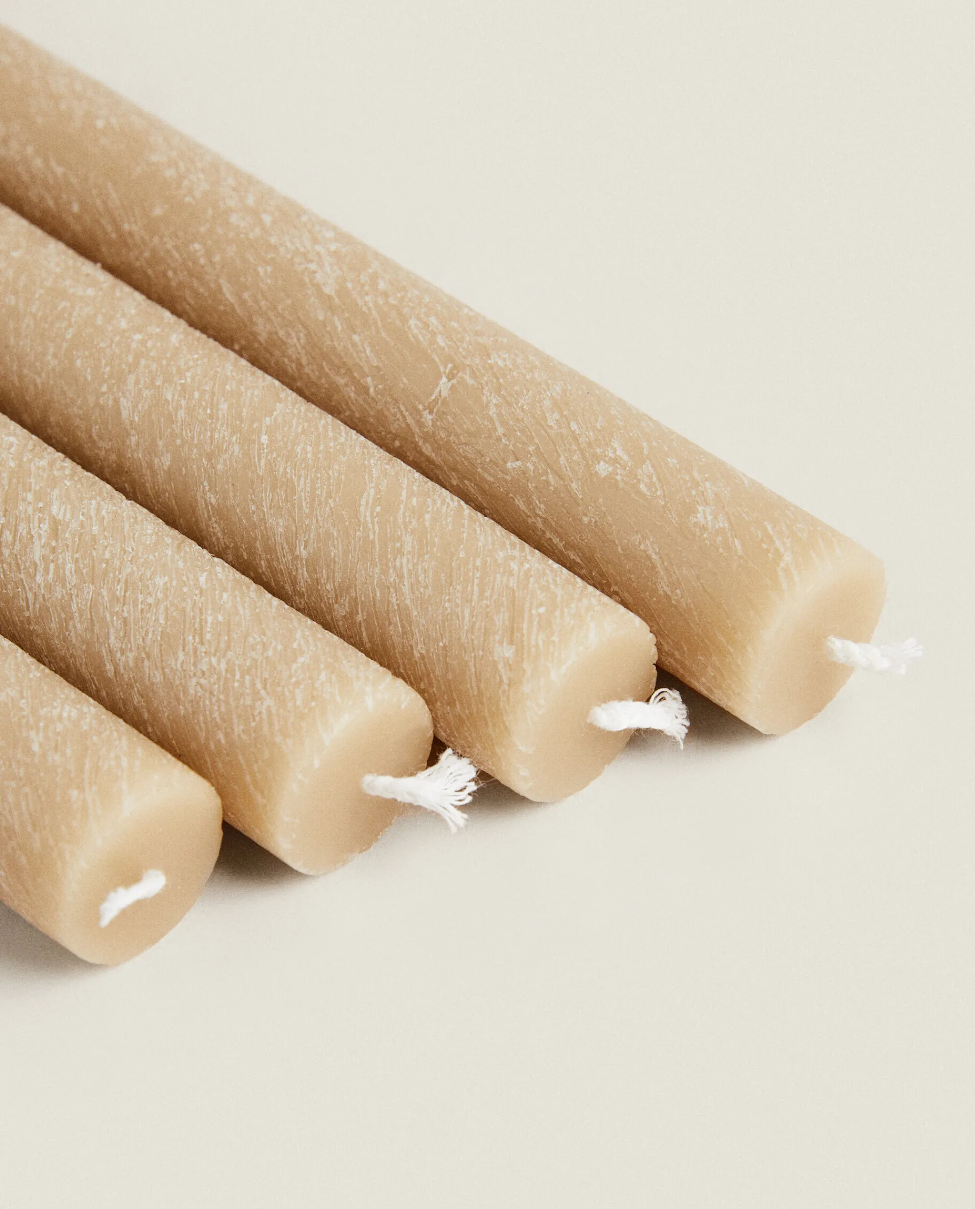 Candles*ZARA Home Plain Candle (Pack Of 4) Orange