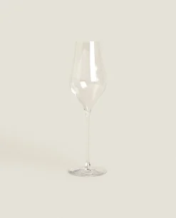 Glasses And Flutes*ZARA Home Plain Crystalline Sparkling Wine Flute Transparent