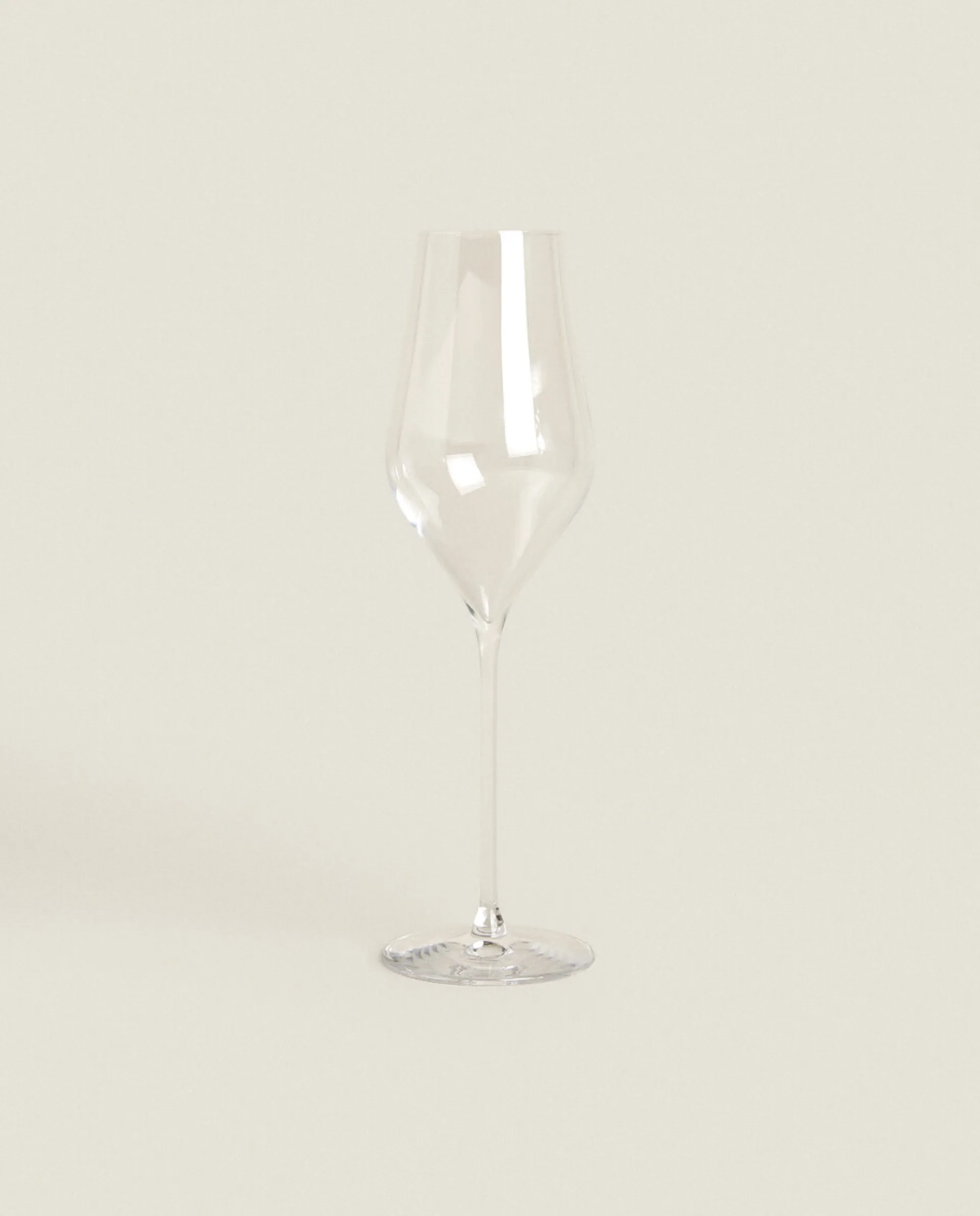 Glasses And Flutes*ZARA Home Plain Crystalline Sparkling Wine Flute Transparent