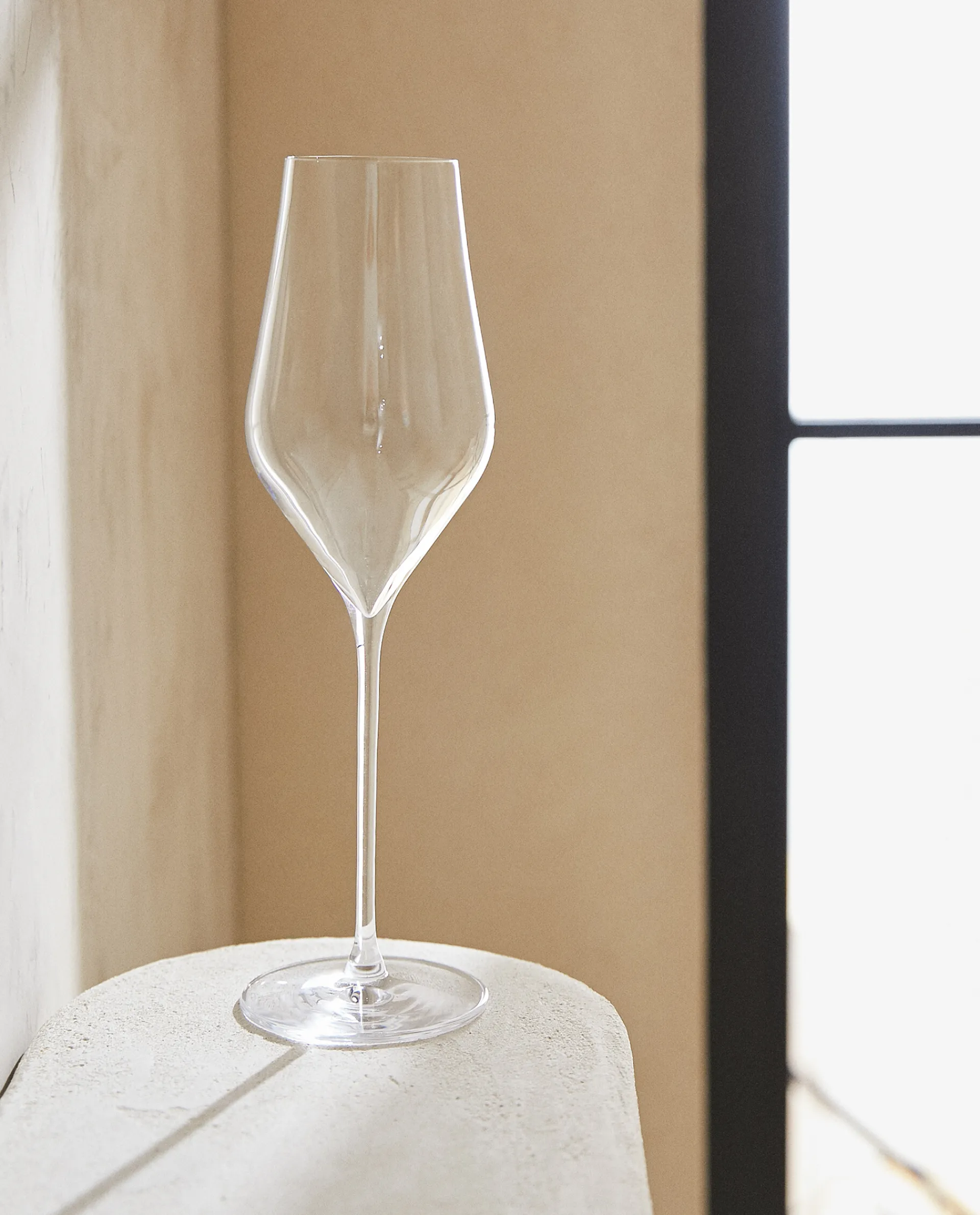 Glasses And Flutes*ZARA Home Plain Crystalline Sparkling Wine Flute Transparent