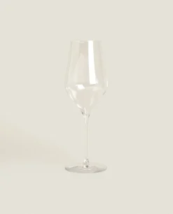 Glasses And Flutes*ZARA Home Plain Crystalline Wine Glass Transparent