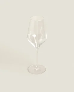 Glasses And Flutes*ZARA Home Plain Crystalline Wine Glass Transparent