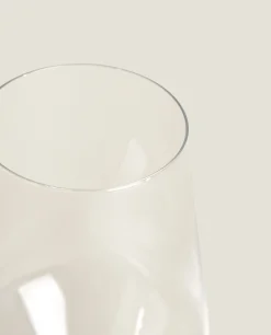 Glasses And Flutes*ZARA Home Plain Crystalline Wine Glass Transparent