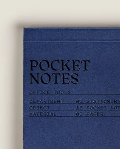 Stationery*ZARA Home Pocket Notepad Blue