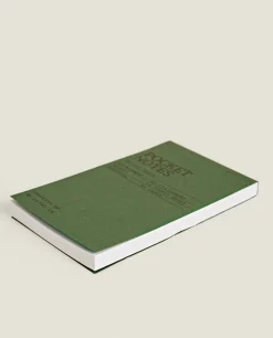 Stationery*ZARA Home Pocket Notepad Green